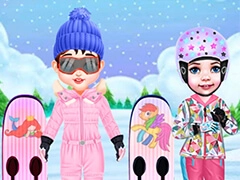 Skiing Dress Up Baby Taylor