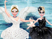 البجعة Black And White Swan Battle