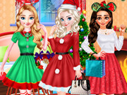 ديكور غرفة الكريسماس Disney Princess Christmas Party