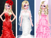 تصميم فساتين زواج البنات Elsa Different Wedding Dress Style