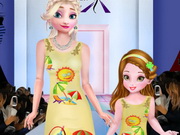 العاب السا وابنتها Elsa Parent Child Outfit Collection